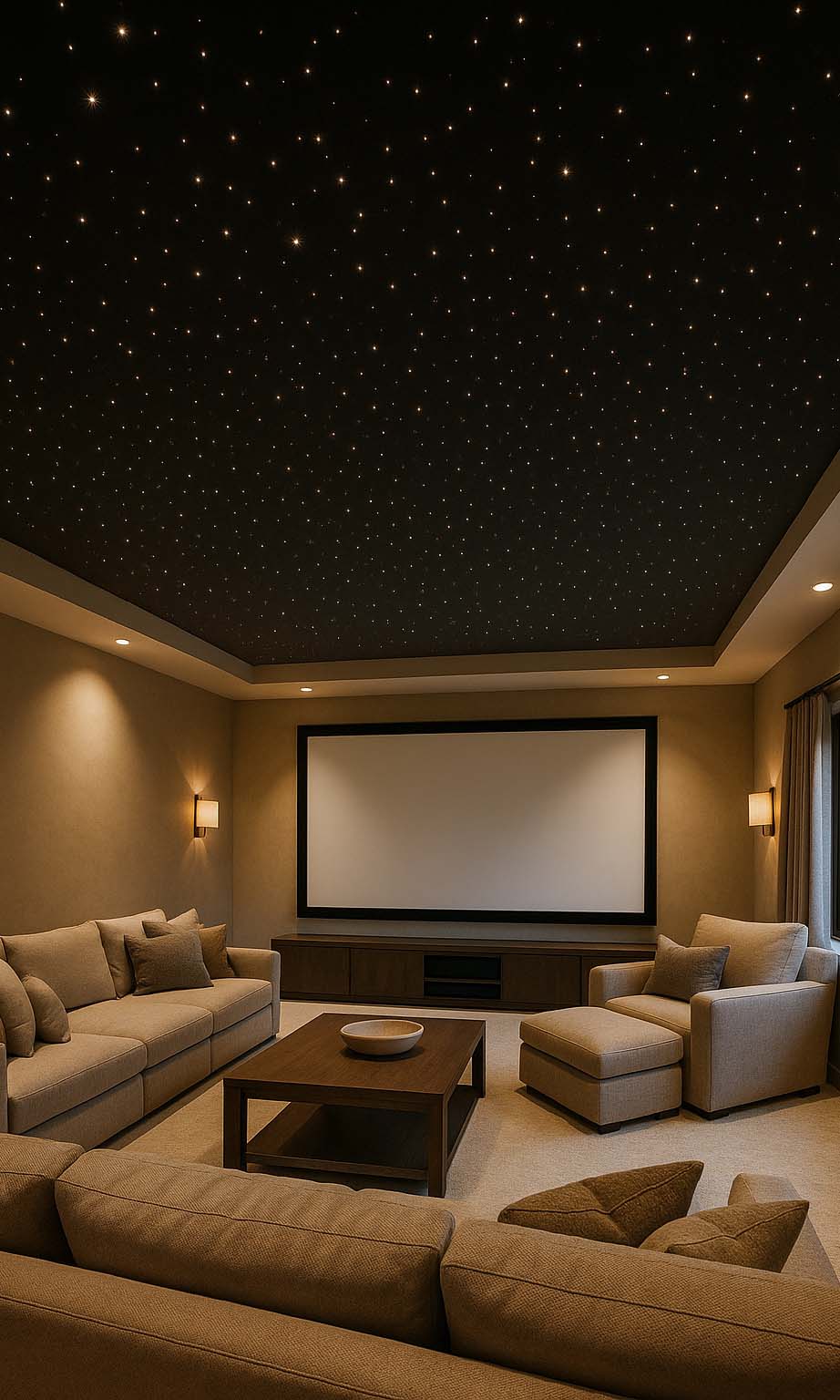Star Ceilings with LED lighting and Control4 Tech