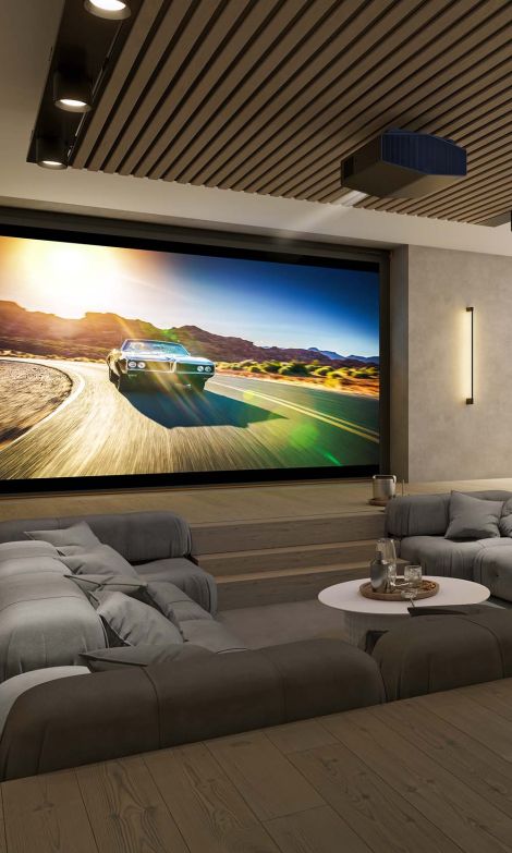 Samsung home theater light and airy